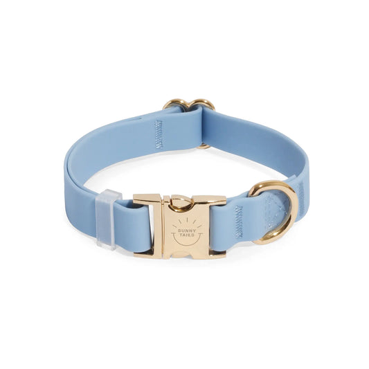 Cloud Waterproof Dog Collar Adjustable with Quick Release Buckle